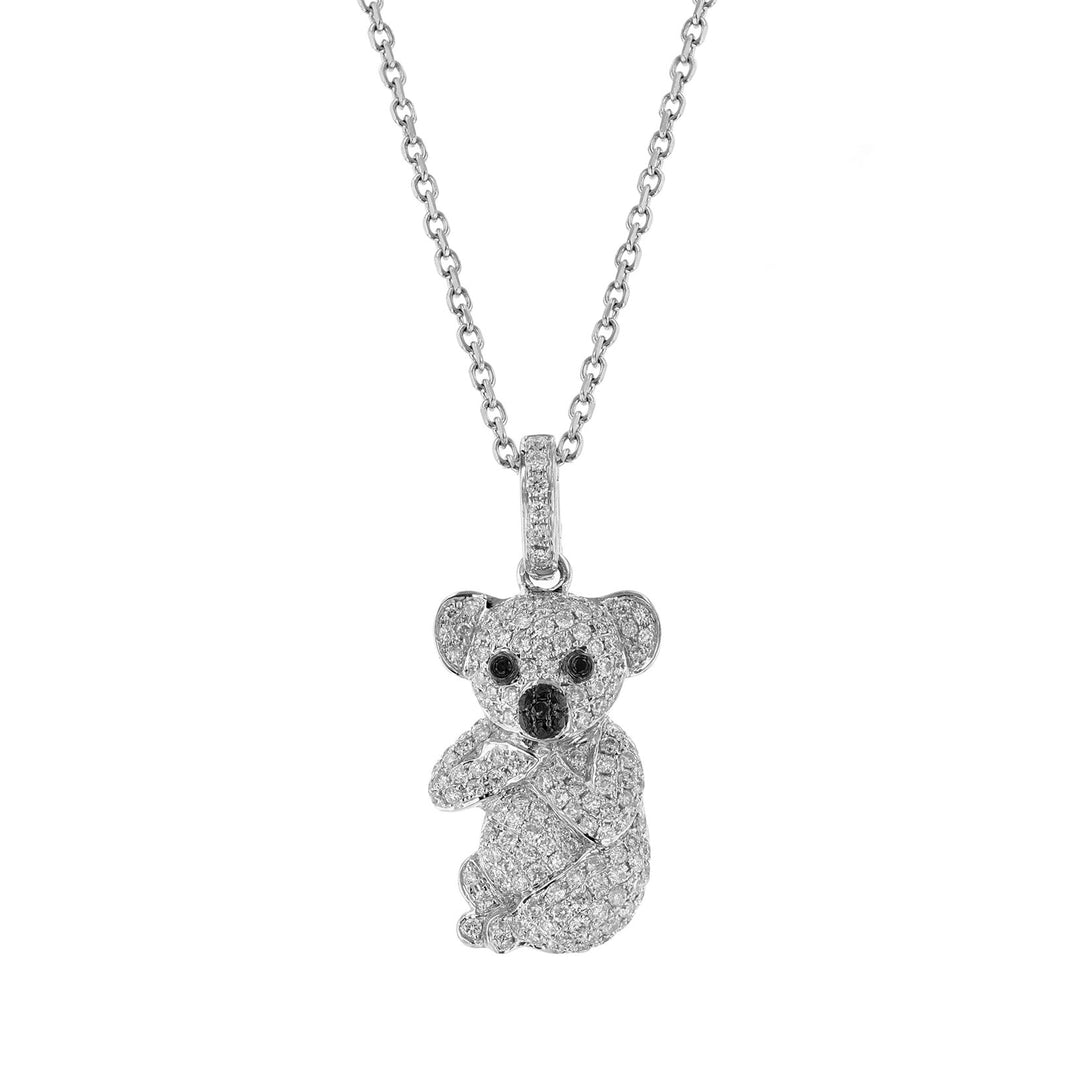 Koala Bear Diamond Pendant
