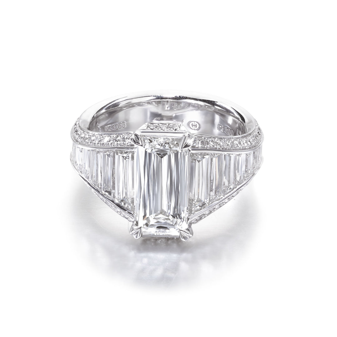 Emerald Cut Diamond Engagement Ring