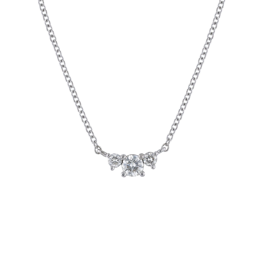 Past Present & Future Diamond Necklace, Mini (Copy)