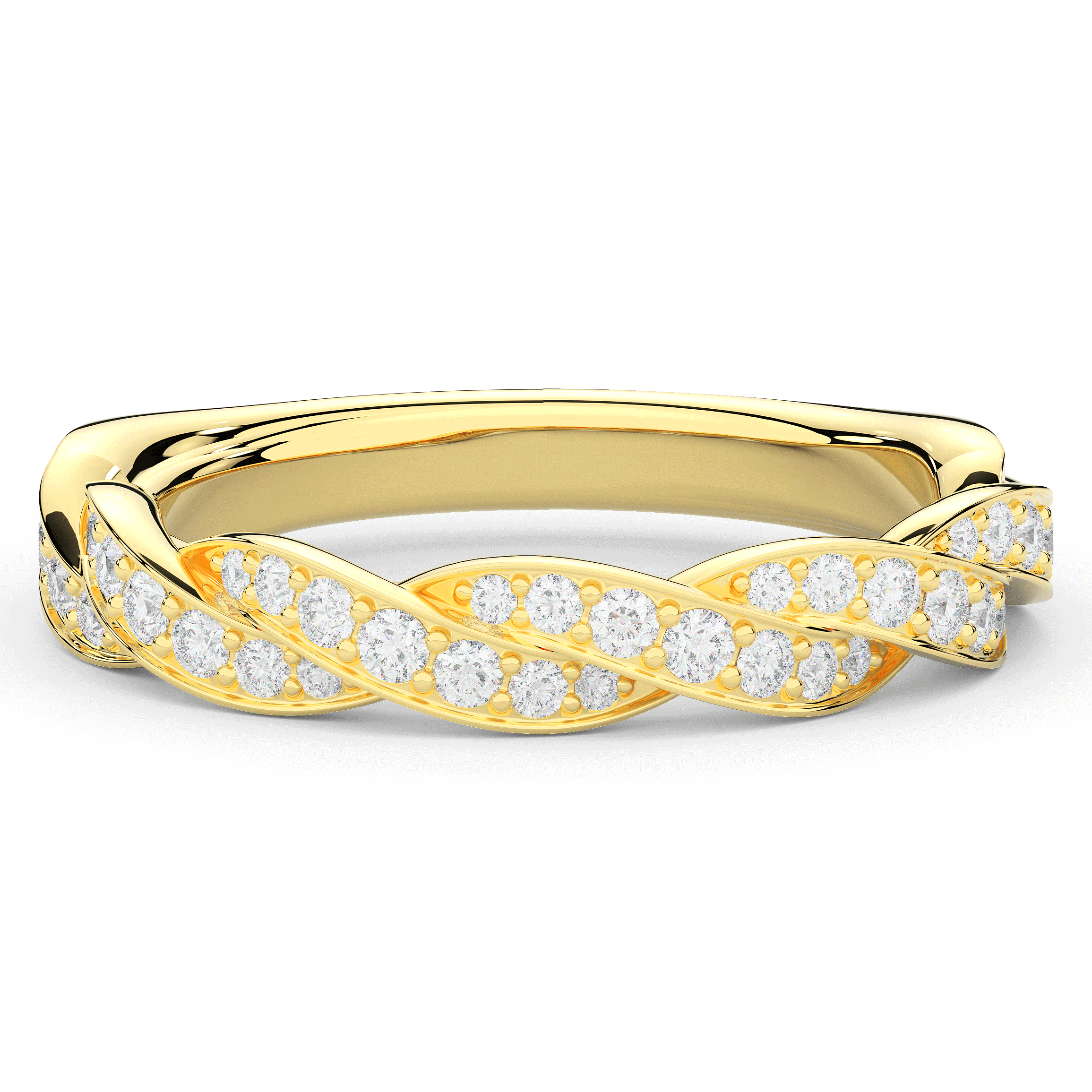 0.25CT.TW ROUND LAB DIAMOND TWIST WEDDING BAND – Nazar's & Co. Jewelers 0.25CT.TW ROUND LAB DIAMOND TWIST WEDDING BAND – Nazar's & Co. Jewelers