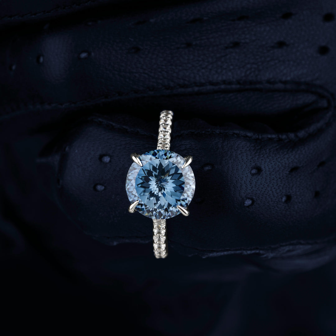 How to clean an aquamarine stone?