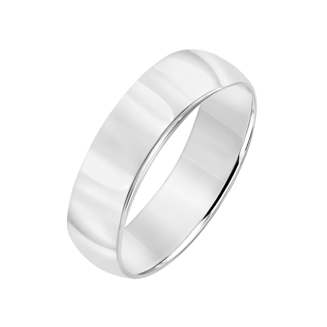 01-LD050-G.01 - Goldman - This low-dome styled, band features a high polished finish for a sleek look
