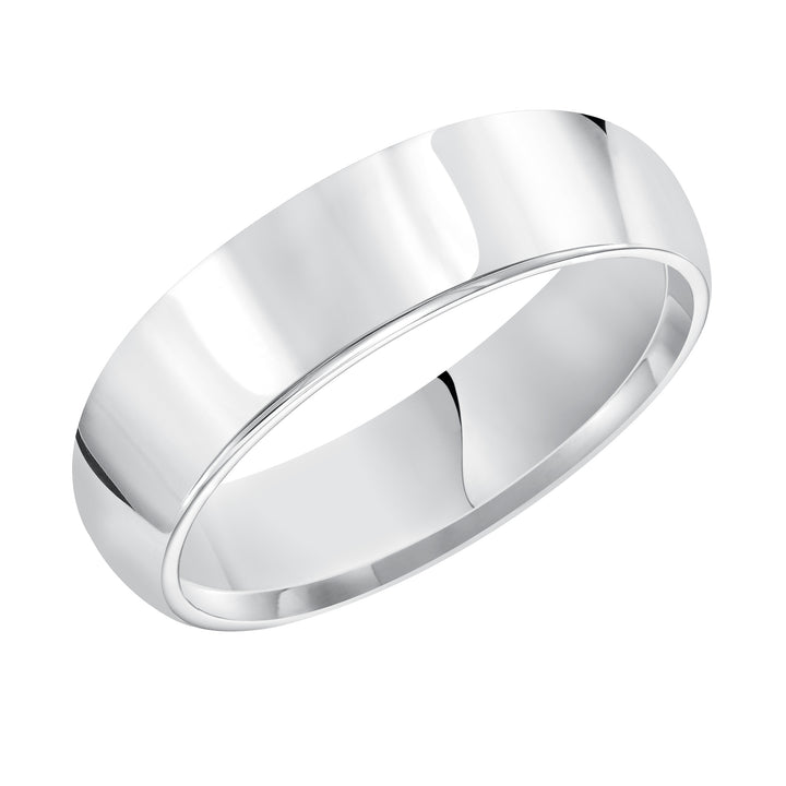 01-P050-G.00 - Goldman - Inspired by unity and everlasting love, this sleek and lustrous super domed, high polished wedding band features a clean, high polished finish