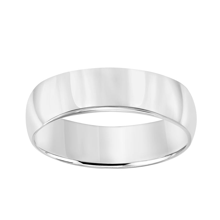 01-LD080-G.01 - Goldman - This low-dome styled, band features a high polished finish for a sleek look