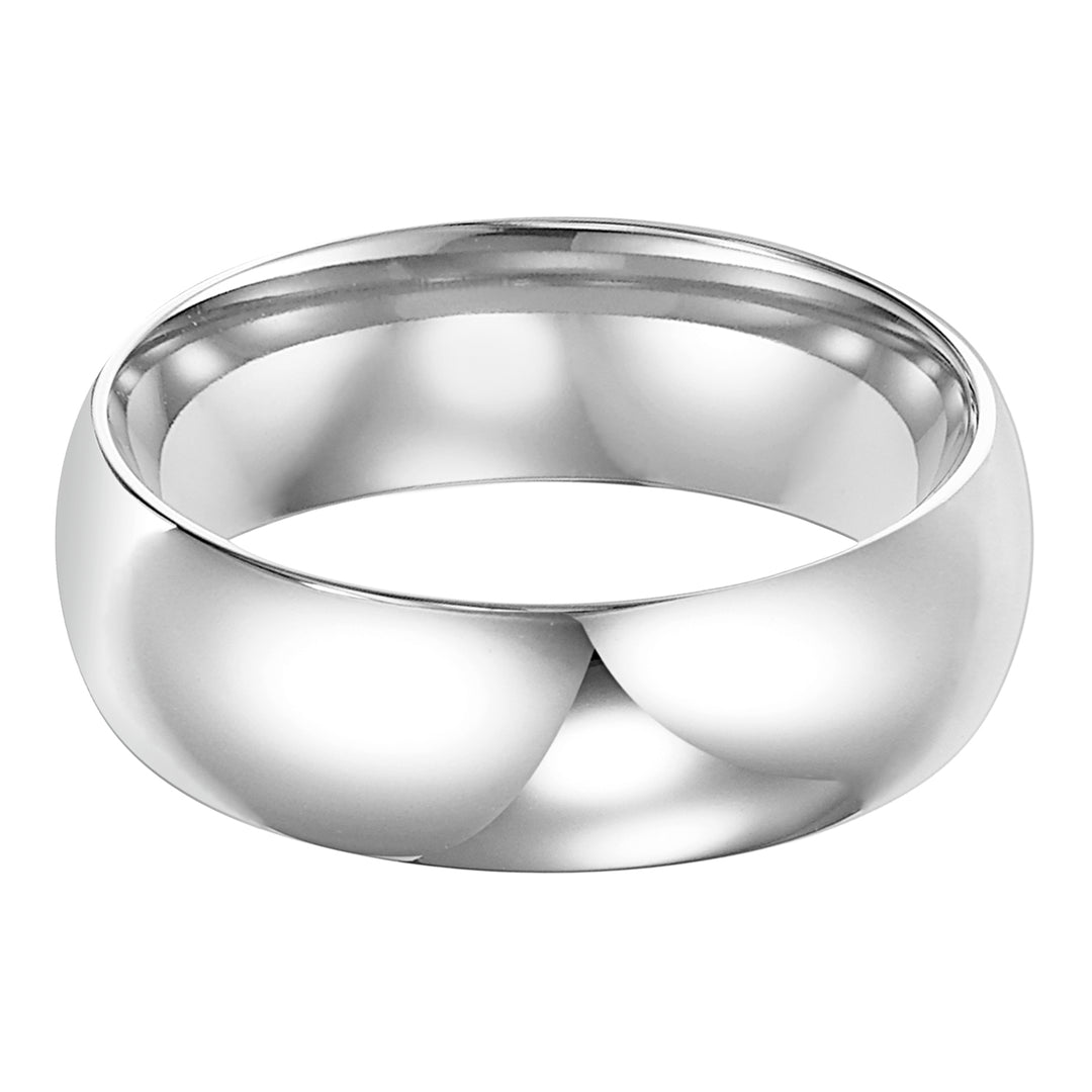 Low Dome Comfort Fit Plain Wedding Band