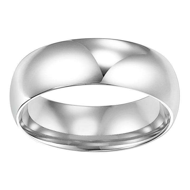 This low-dome, Comfort Fit band features a high polished finish for a timeless look that will last a lifetime