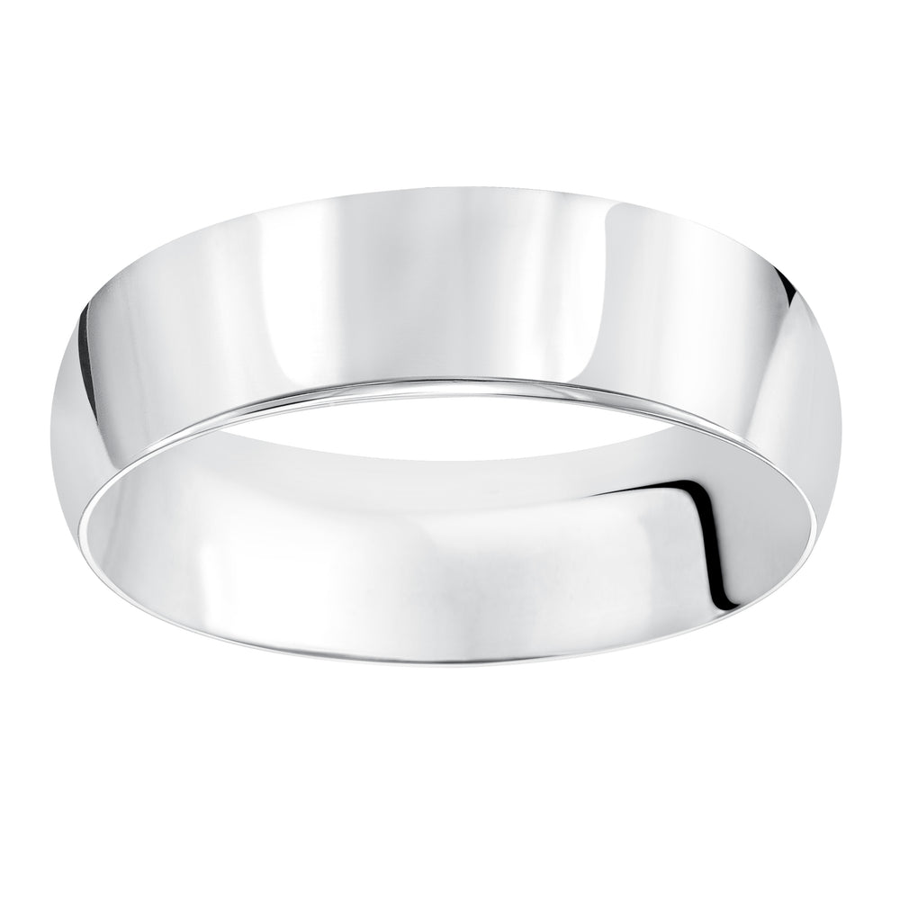 01-LPIR055-G.01 - Goldman - This timeless yet luxuriously domed, Comfort Fit, wedding band features a high polished finish.