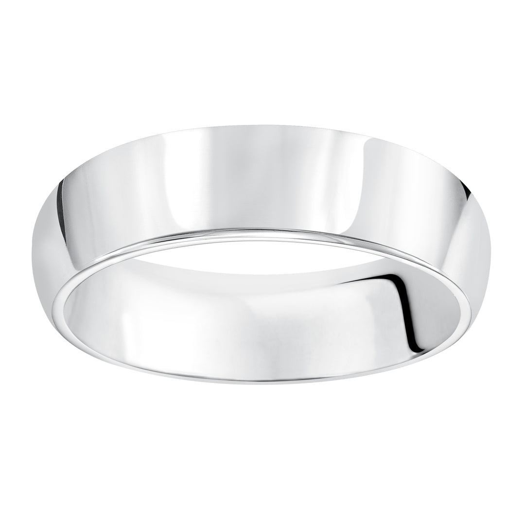 01-P050-G.00 - Goldman - Inspired by unity and everlasting love, this sleek and lustrous super domed, high polished wedding band features a clean, high polished finish