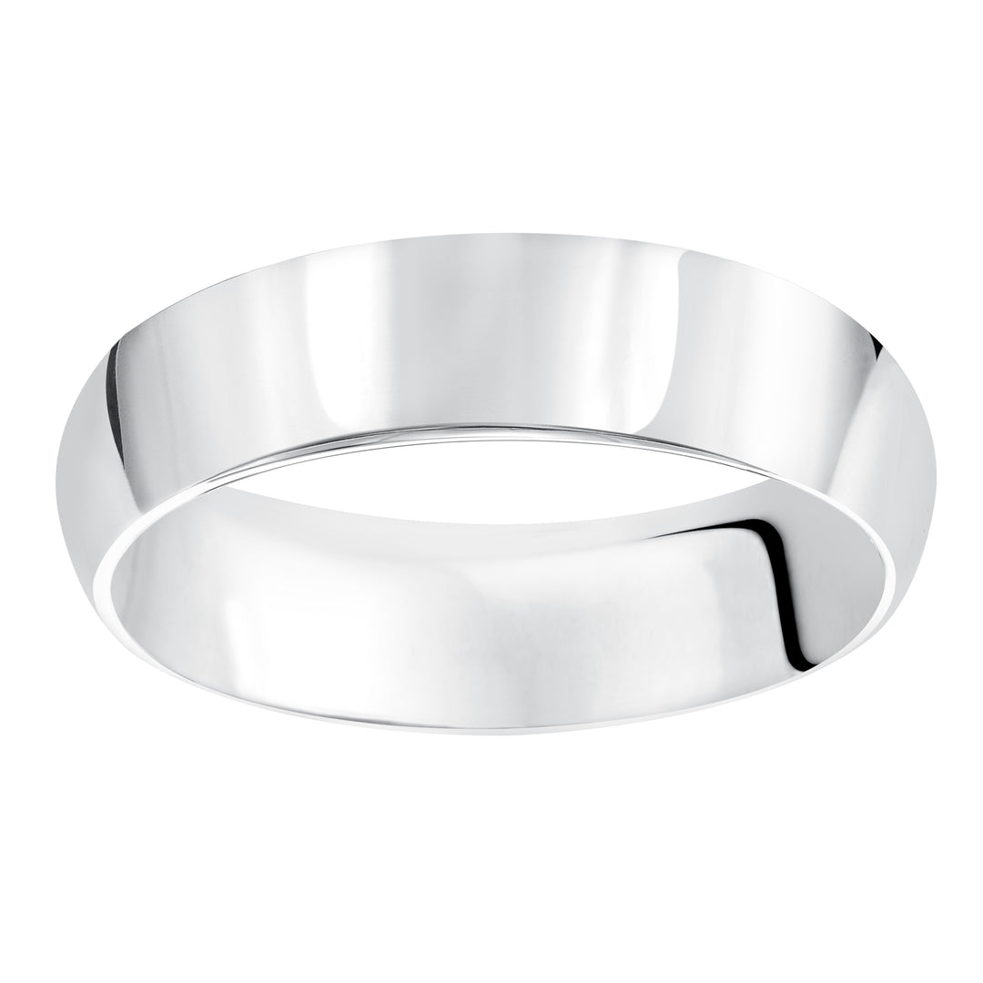 01-PIR070-G.01 - Goldman - This domed Comfort Fit wedding band features a high polished finish offering a sleek and timeless look