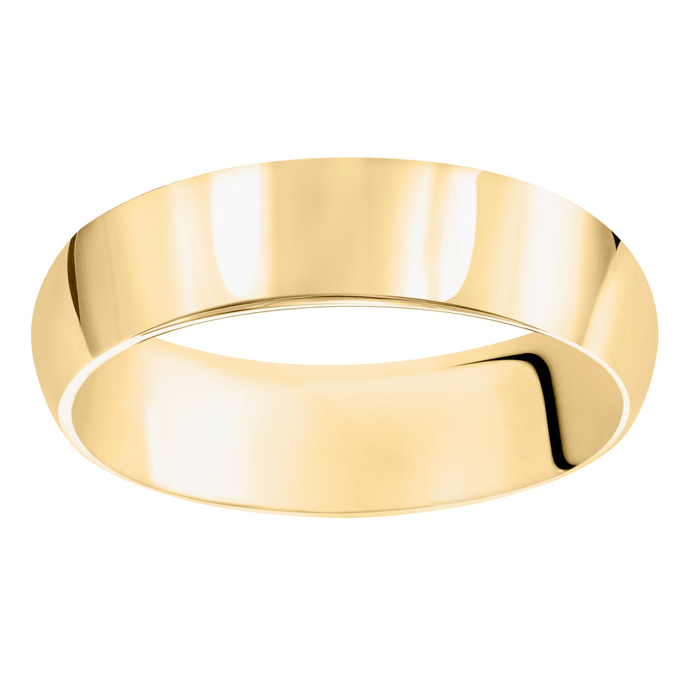 01-PIR070-G.00 - Goldman - This domed Comfort Fit wedding band features a high polished finish offering a sleek and timeless look