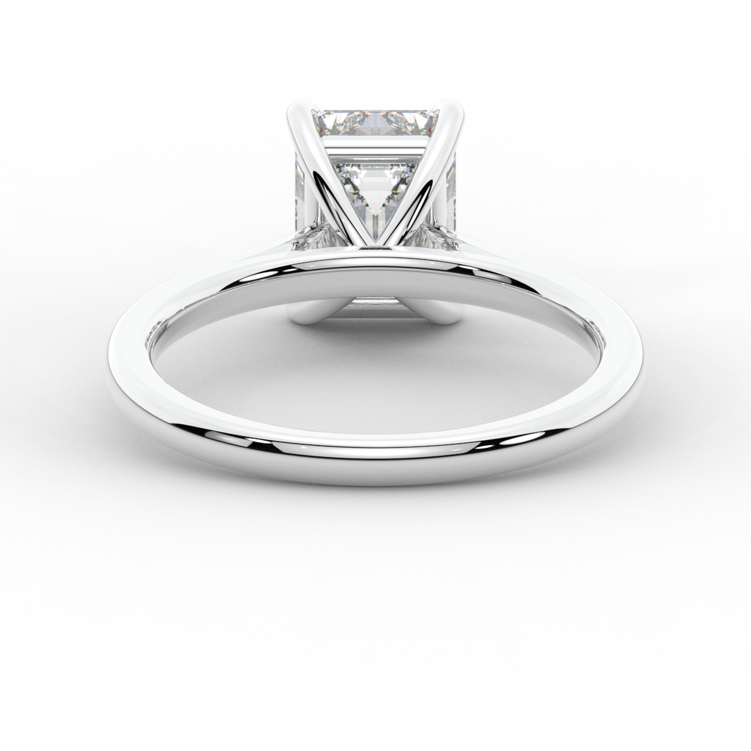 2.00CT EMERALD CUT LAB DIAMOND SOLITAIRE ENGAGEMENT RING - Nazarelle