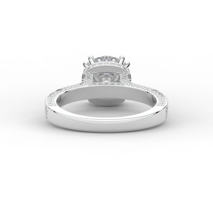 2.60CT.TW ROUND LAB DIAMOND SOLITAIRE ENGAGEMENT RING - Nazarelle