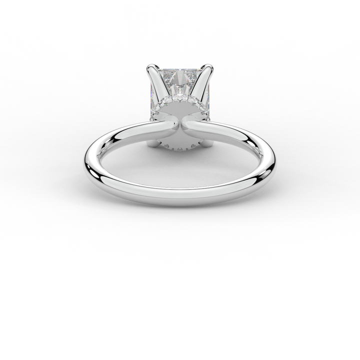 2.05CT.TW RADIANT LAB DIAMOND SOLITAIRE ENGAGEMENT RING - Nazarelle