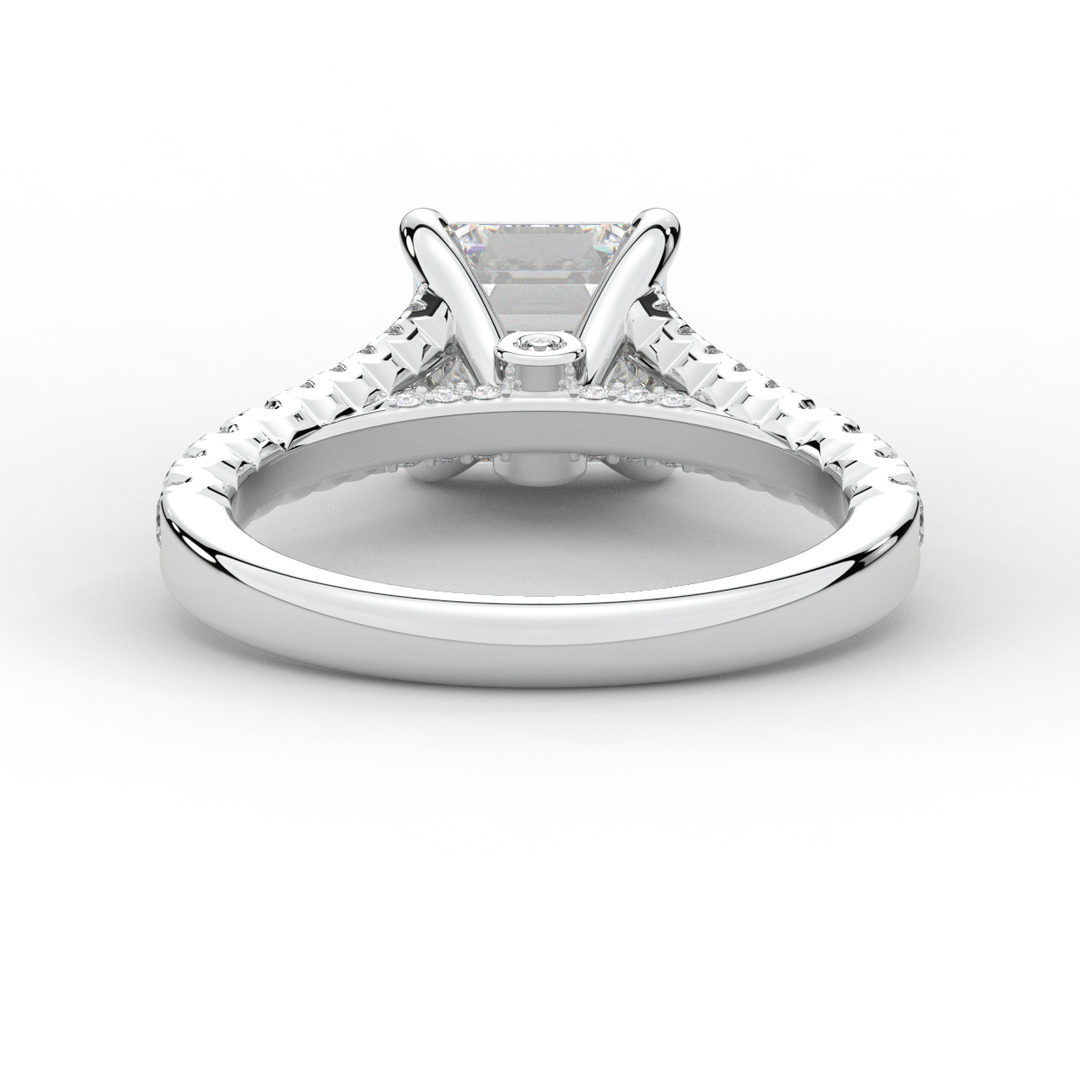 2.45CT.TW ASSCHER LAB DIAMOND ENGAGEMENT RING - Nazarelle