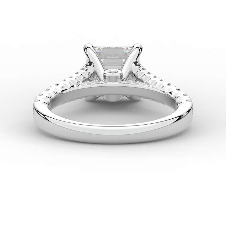 2.45CT.TW ASSCHER LAB DIAMOND ENGAGEMENT RING - Nazarelle