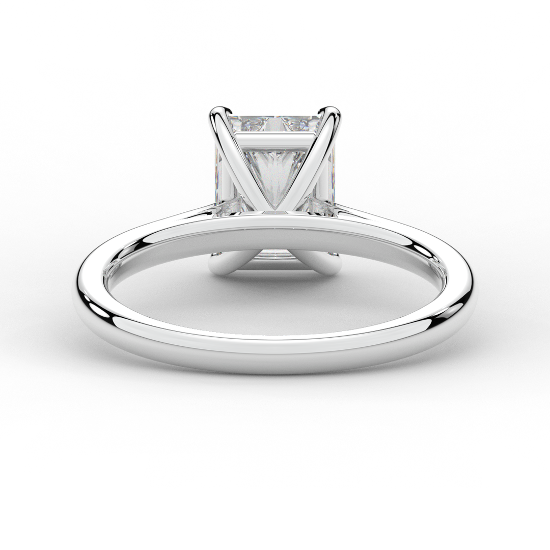 2.00CT RADIANT LAB DIAMOND SOLITAIRE ENGAGEMENT RING - Nazarelle