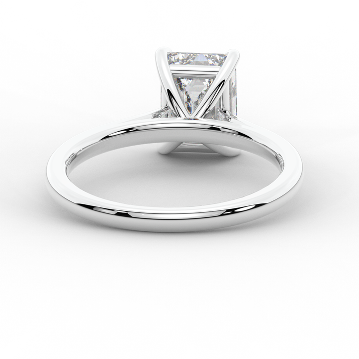 2.00CT EMERALD CUT LAB DIAMOND SOLITAIRE ENGAGEMENT RING - Nazarelle