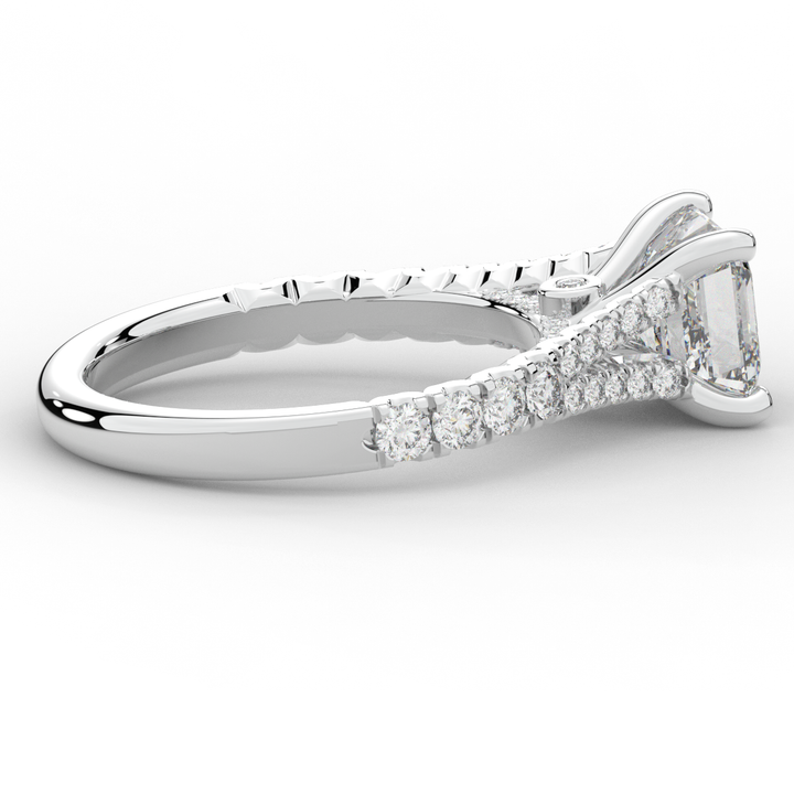 2.45CT.TW ASSCHER LAB DIAMOND ENGAGEMENT RING - Nazarelle
