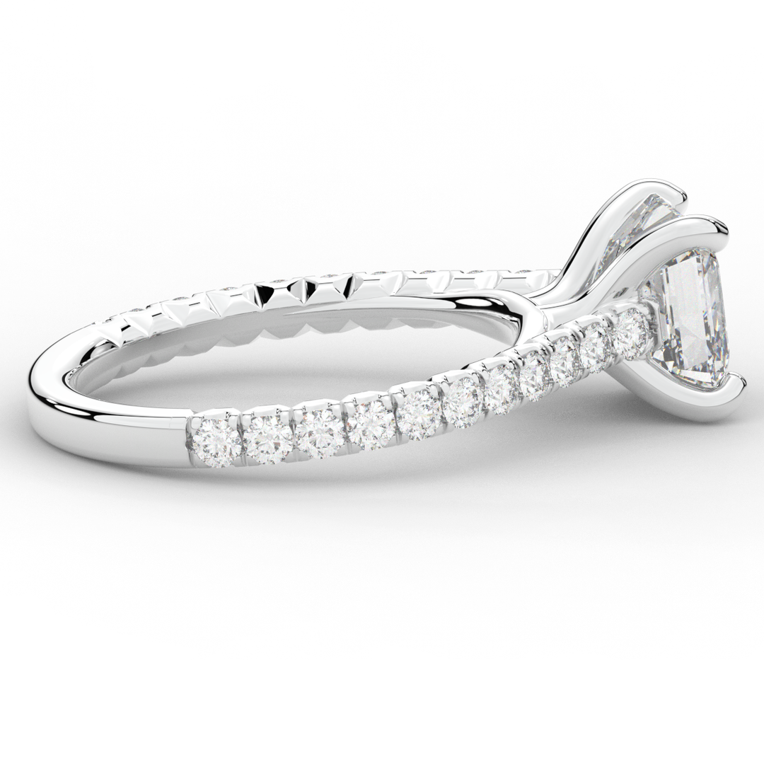 2.40CT.TW ASSCHER LAB DIAMOND ENGAGEMENT RING - Nazarelle
