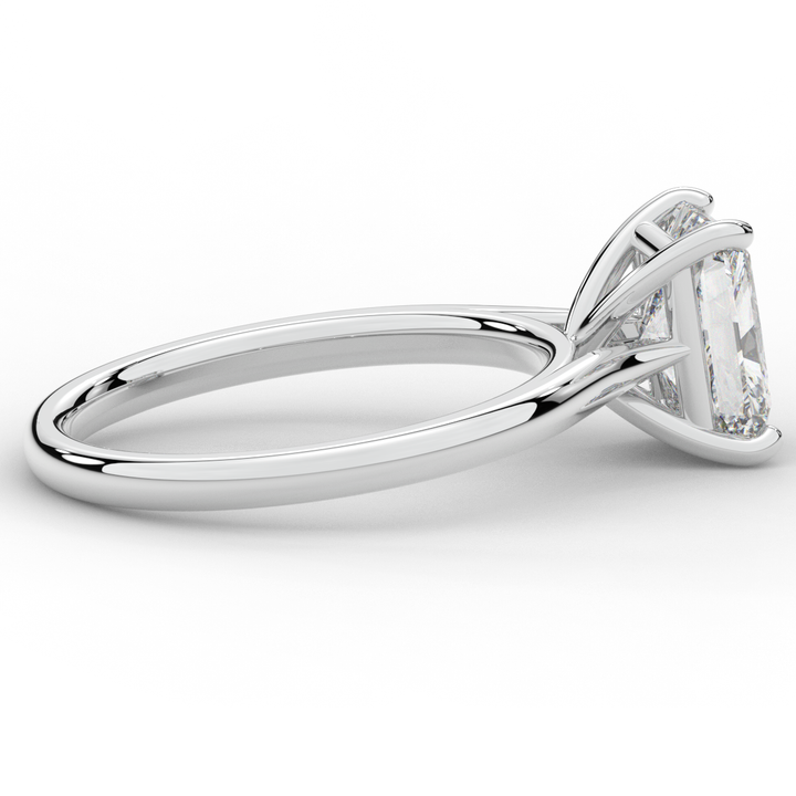 2.00CT RADIANT LAB DIAMOND SOLITAIRE ENGAGEMENT RING - Nazarelle