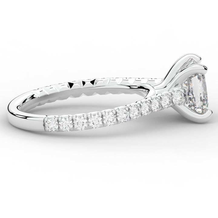 2.40CT.TW ASSCHER LAB DIAMOND ENGAGEMENT RING - Nazarelle