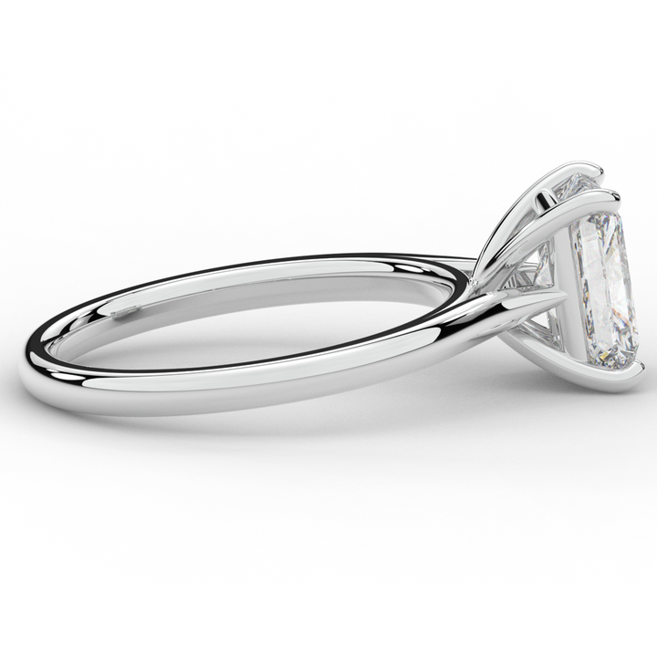 2.00CT RADIANT LAB DIAMOND SOLITAIRE ENGAGEMENT RING - Nazarelle