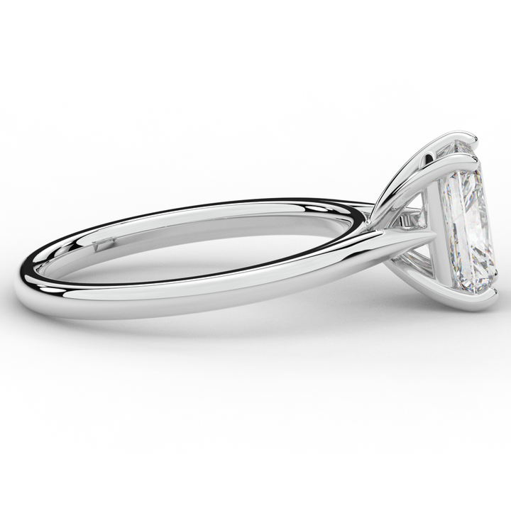 2.00CT RADIANT LAB DIAMOND SOLITAIRE ENGAGEMENT RING - Nazarelle