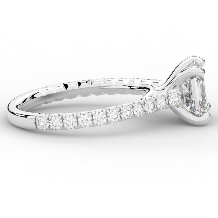 2.40CT.TW ASSCHER LAB DIAMOND ENGAGEMENT RING - Nazarelle