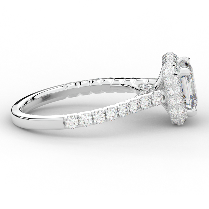 2.75CT.TW ASSCHER LAB DIAMOND HALO ENGAGEMENT RING - Nazarelle