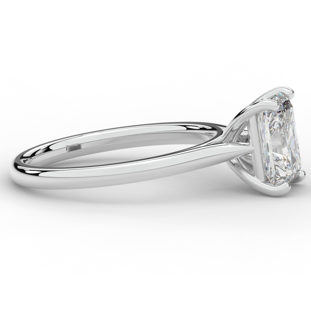 2.00CT RADIANT LAB DIAMOND SOLITAIRE ENGAGEMENT RING - Nazarelle