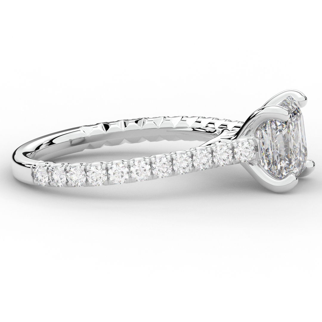 2.40CT.TW ASSCHER LAB DIAMOND ENGAGEMENT RING - Nazarelle