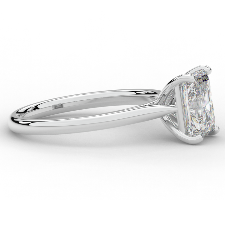 2.00CT RADIANT LAB DIAMOND SOLITAIRE ENGAGEMENT RING - Nazarelle