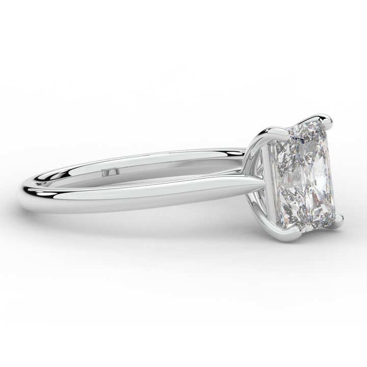 2.00CT RADIANT LAB DIAMOND SOLITAIRE ENGAGEMENT RING - Nazarelle