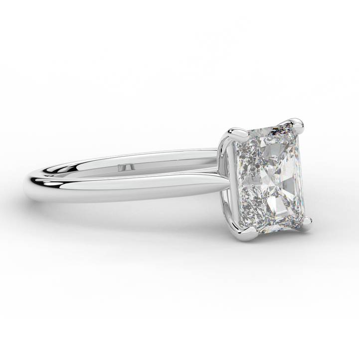 2.00CT RADIANT LAB DIAMOND SOLITAIRE ENGAGEMENT RING - Nazarelle