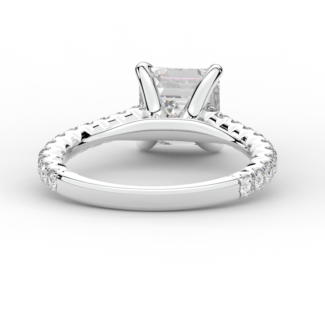 2.40CT.TW ASSCHER LAB DIAMOND ENGAGEMENT RING - Nazarelle