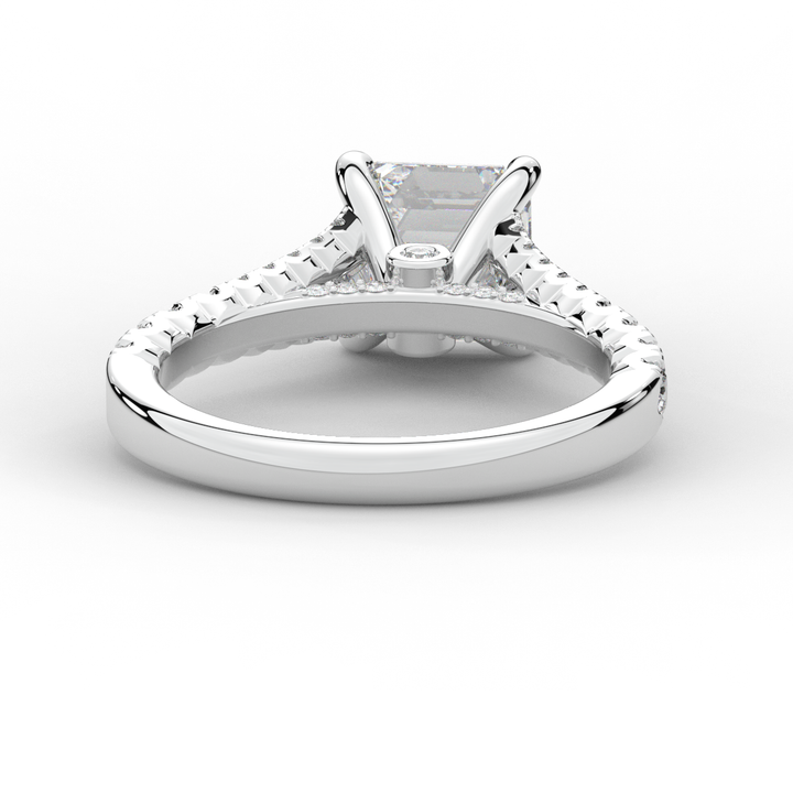 2.45CT.TW ASSCHER LAB DIAMOND ENGAGEMENT RING - Nazarelle