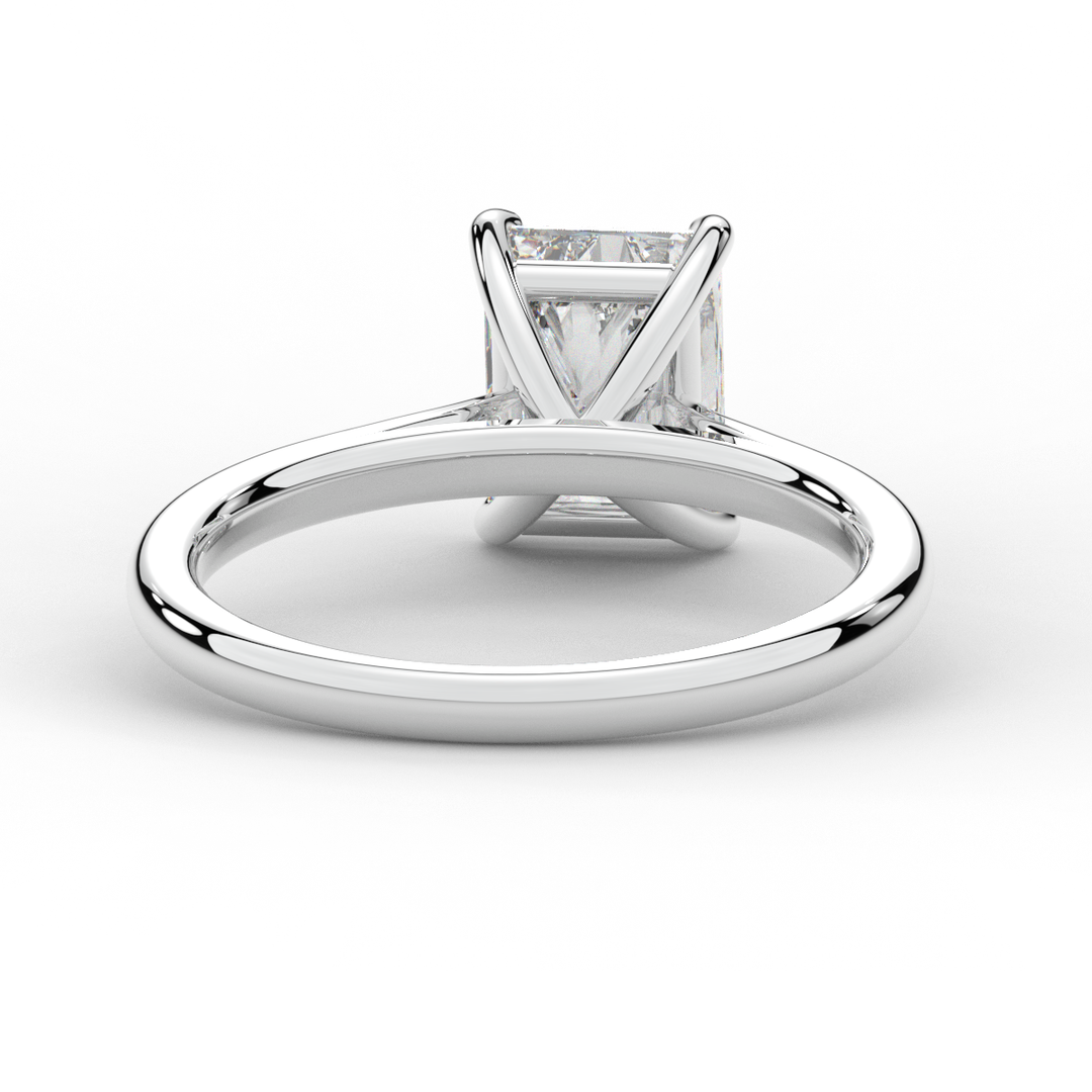 2.00CT RADIANT LAB DIAMOND SOLITAIRE ENGAGEMENT RING - Nazarelle