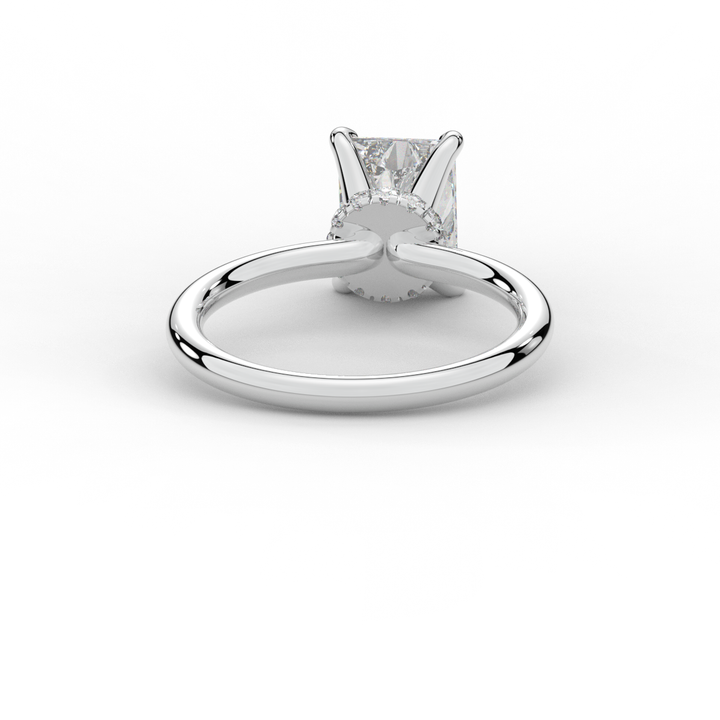 2.05CT.TW RADIANT LAB DIAMOND SOLITAIRE ENGAGEMENT RING - Nazarelle