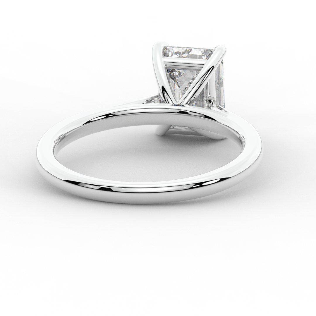 2.00CT EMERALD CUT LAB DIAMOND SOLITAIRE ENGAGEMENT RING - Nazarelle