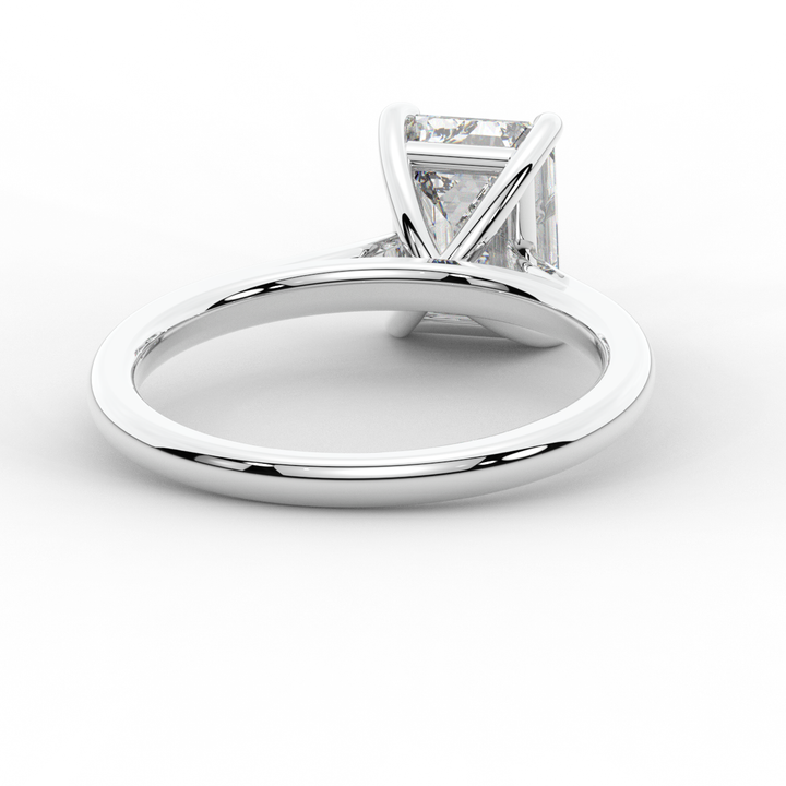 2.00CT EMERALD CUT LAB DIAMOND SOLITAIRE ENGAGEMENT RING - Nazarelle