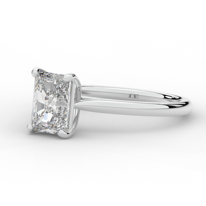 2.00CT RADIANT LAB DIAMOND SOLITAIRE ENGAGEMENT RING - Nazarelle