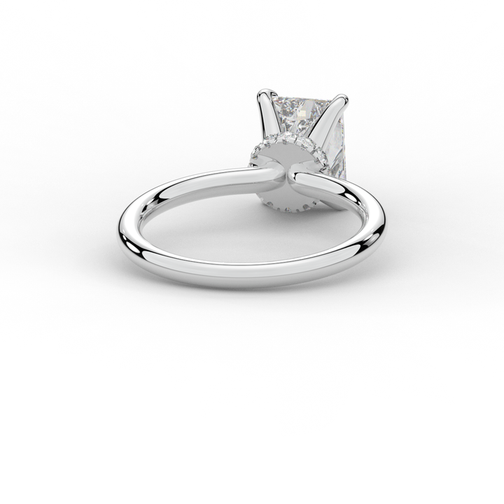 2.05CT.TW RADIANT LAB DIAMOND SOLITAIRE ENGAGEMENT RING - Nazarelle