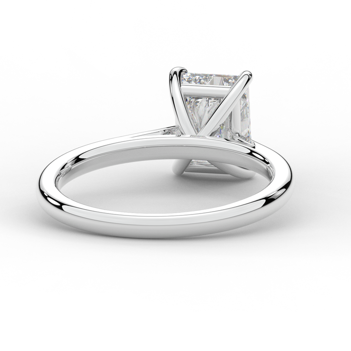 2.00CT RADIANT LAB DIAMOND SOLITAIRE ENGAGEMENT RING - Nazarelle