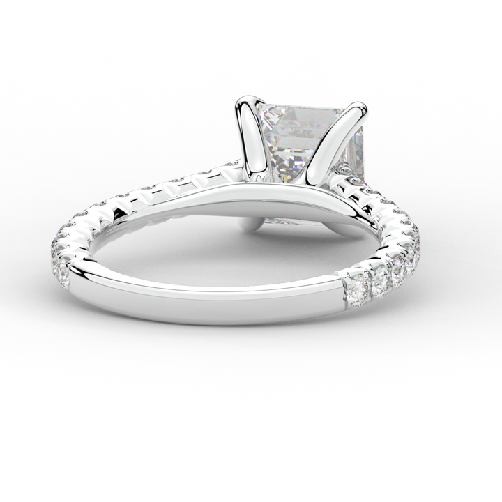 2.40CT.TW ASSCHER LAB DIAMOND ENGAGEMENT RING - Nazarelle