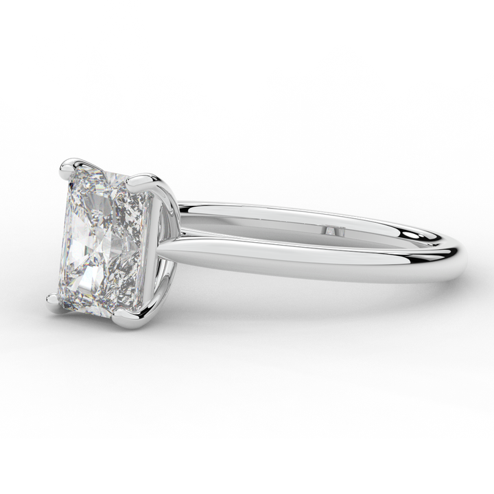 2.00CT RADIANT LAB DIAMOND SOLITAIRE ENGAGEMENT RING - Nazarelle