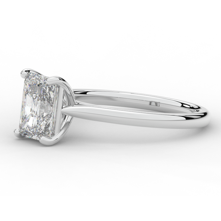 2.00CT RADIANT LAB DIAMOND SOLITAIRE ENGAGEMENT RING - Nazarelle