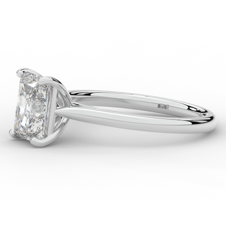 2.00CT RADIANT LAB DIAMOND SOLITAIRE ENGAGEMENT RING - Nazarelle