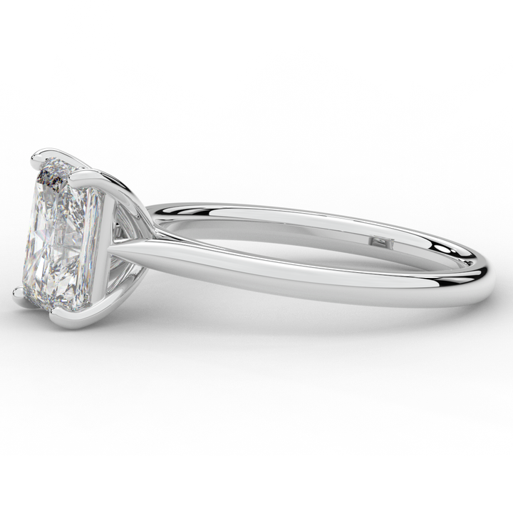 2.00CT RADIANT LAB DIAMOND SOLITAIRE ENGAGEMENT RING - Nazarelle