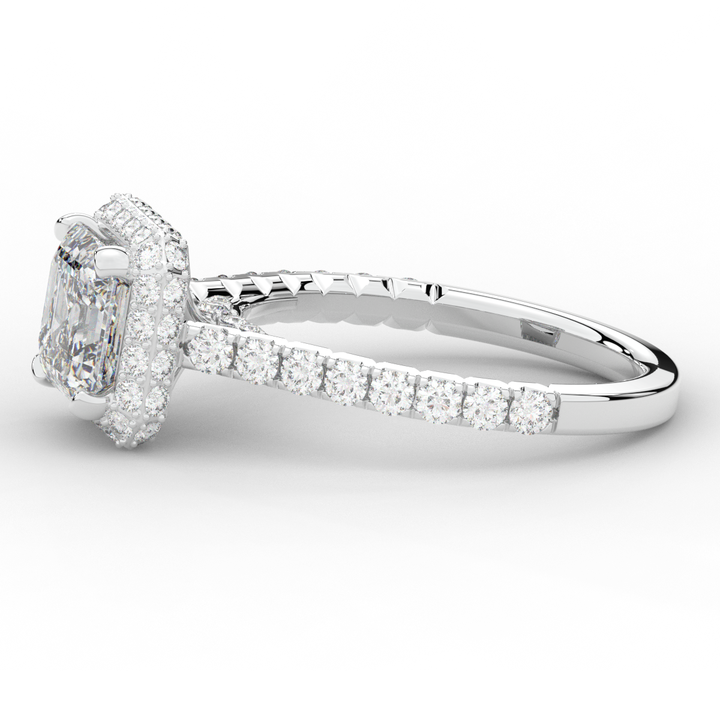 2.75CT.TW ASSCHER LAB DIAMOND HALO ENGAGEMENT RING - Nazarelle