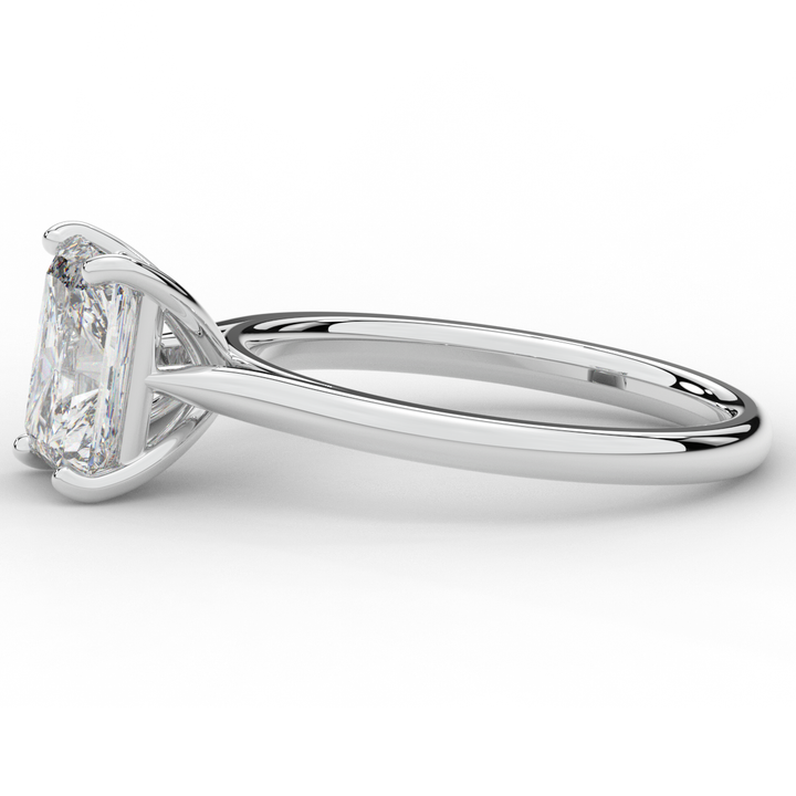 2.00CT RADIANT LAB DIAMOND SOLITAIRE ENGAGEMENT RING - Nazarelle